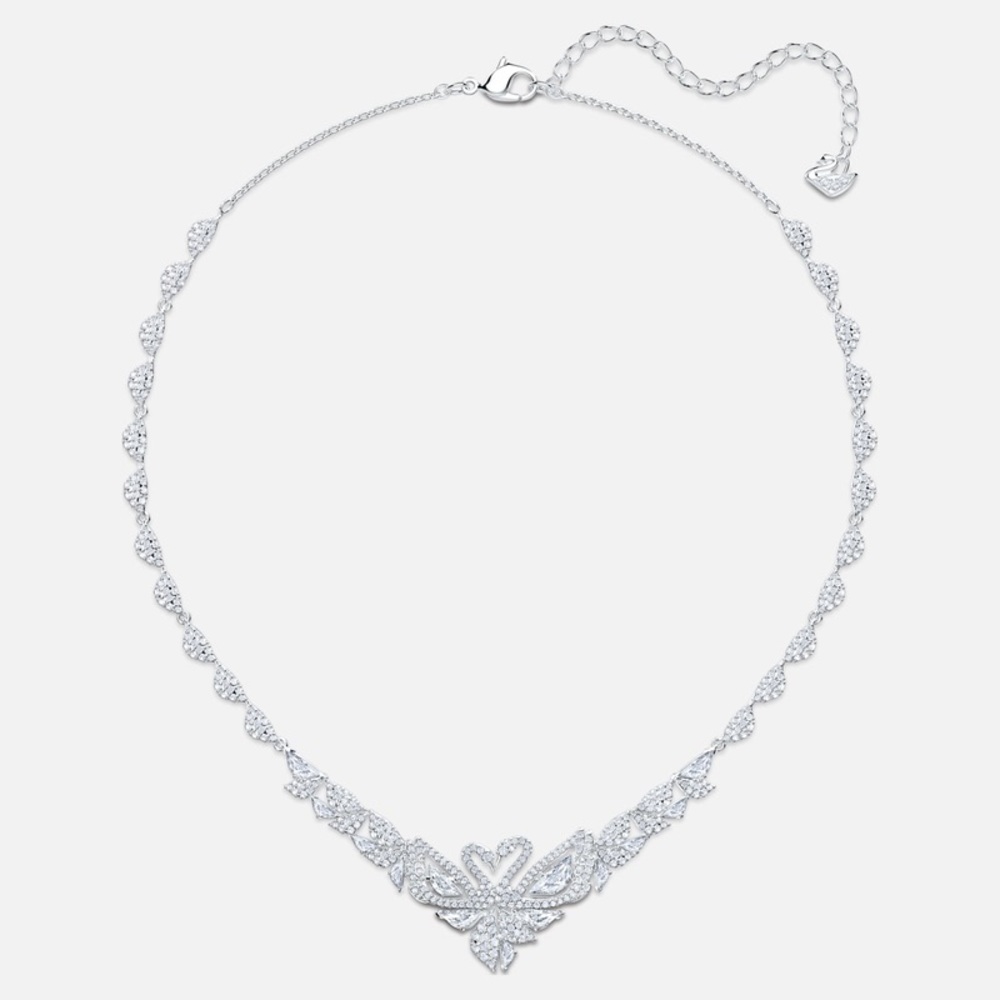 Swarovski swan necklace